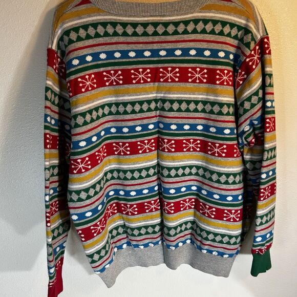 Disney Minnie Mouse Christmas Holiday Sweater Women XL Colorful 2008 Mickey - Picture 6 of 7